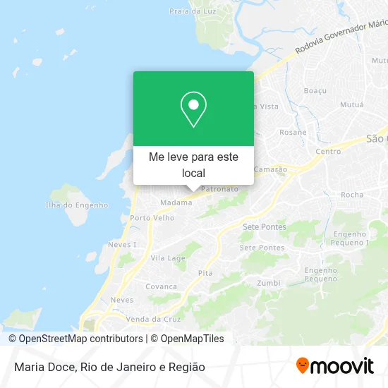 Maria Doce mapa