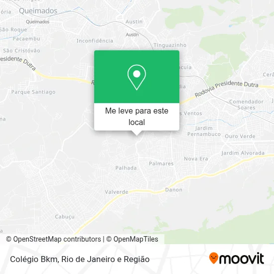 Colégio Bkm mapa