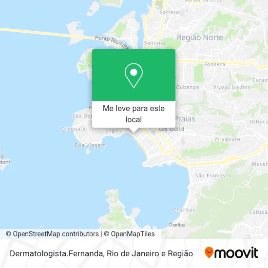 Dermatologista.Fernanda mapa