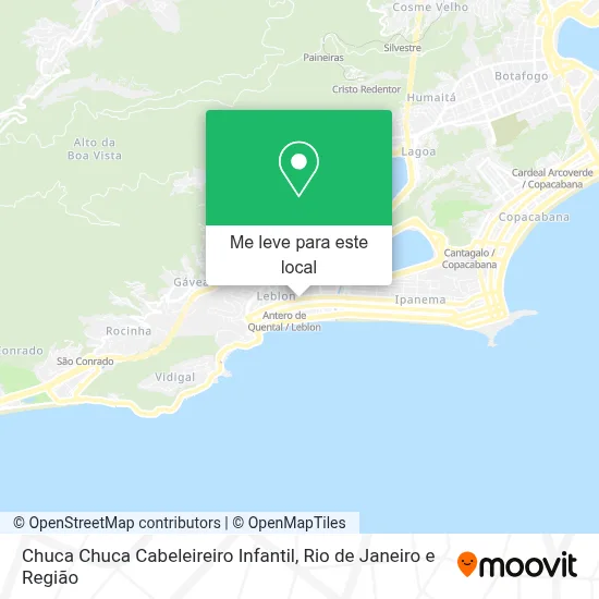 Chuca Chuca Cabeleireiro Infantil mapa