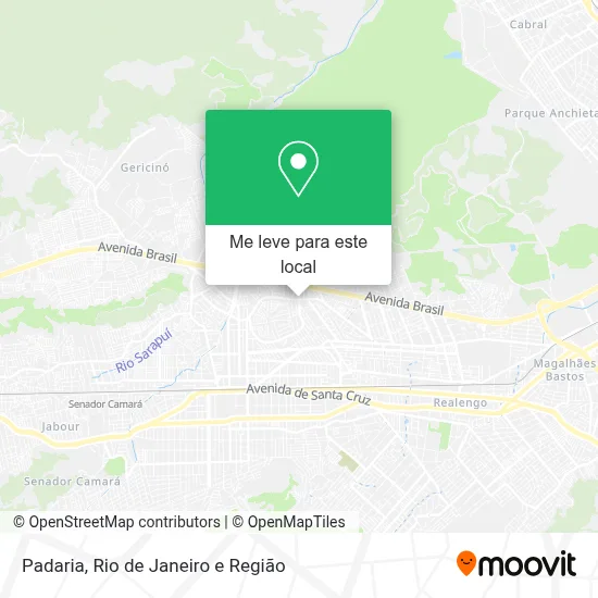 Padaria mapa