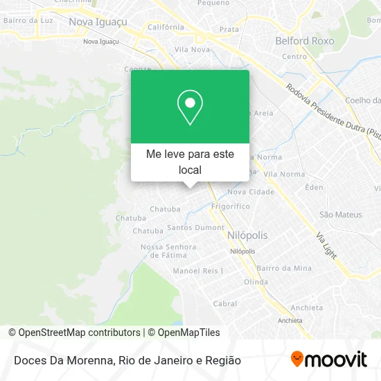 Doces Da Morenna mapa