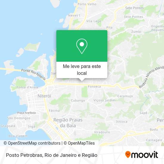 Posto Petrobras mapa
