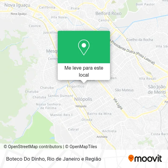 Boteco Do Dinho mapa