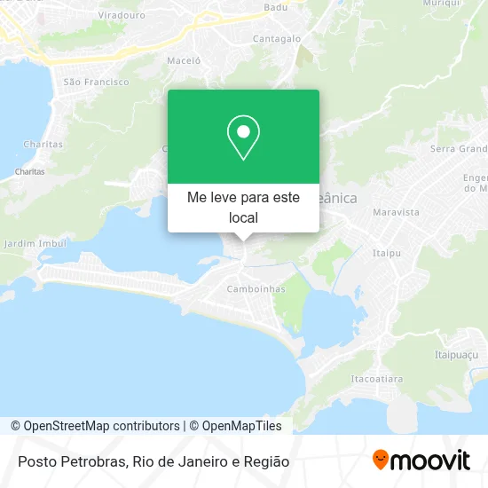 Posto Petrobras mapa