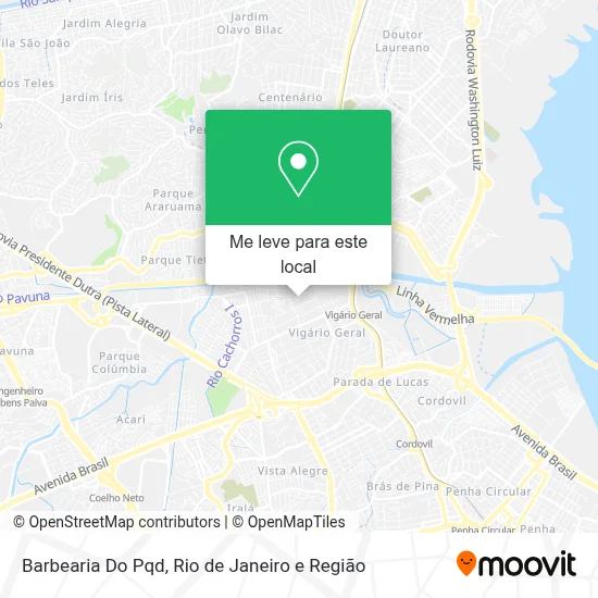 Barbearia Do Pqd mapa