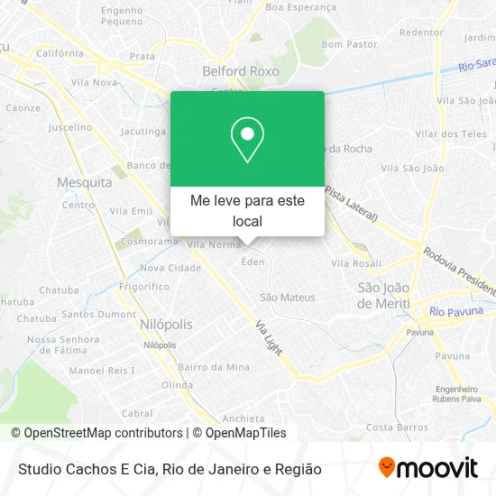 Studio Cachos E Cia mapa