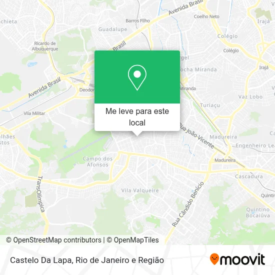 Castelo Da Lapa mapa
