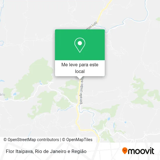 Flor Itaipava mapa