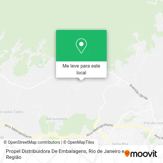 Propel Distribuidora De Embalagens mapa