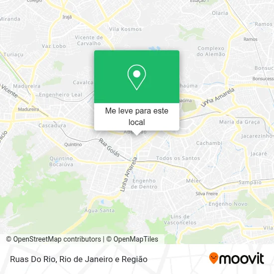 Ruas Do Rio mapa