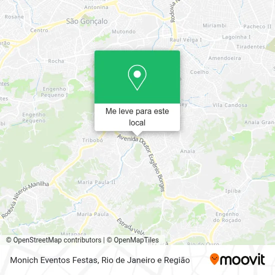 Monich Eventos Festas mapa