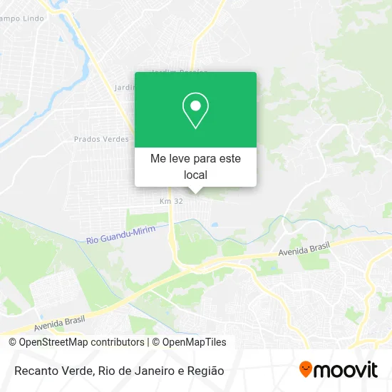 Recanto Verde mapa