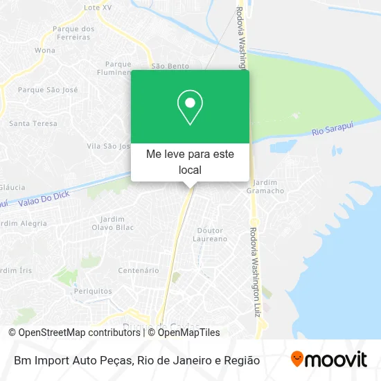 Bm Import Auto Peças mapa