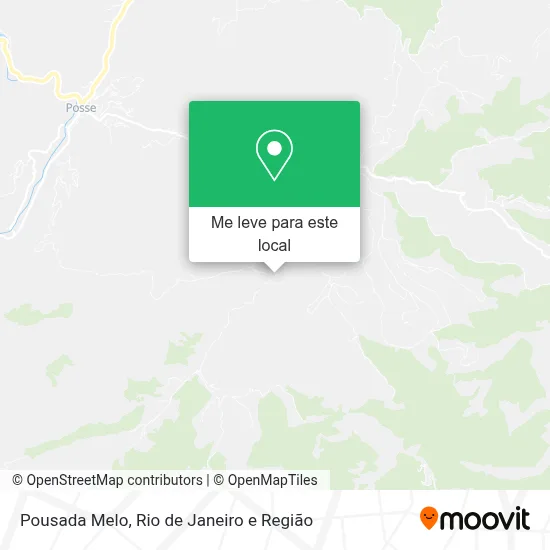 Pousada Melo mapa