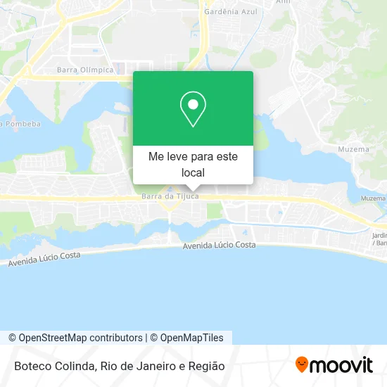 Boteco Colinda mapa