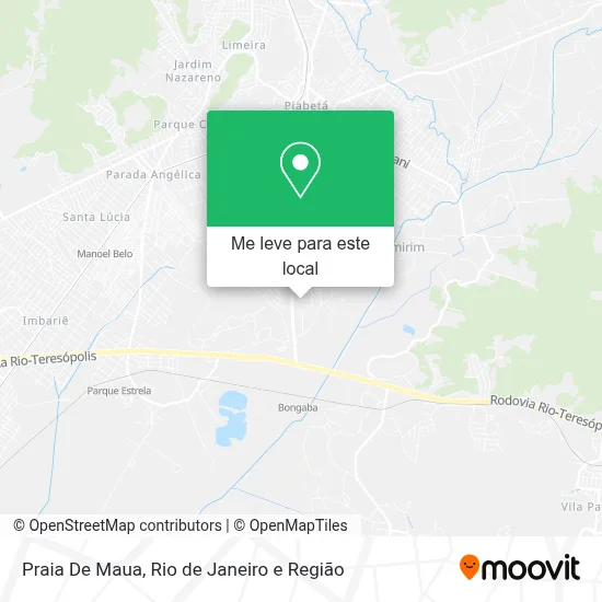 Praia De Maua mapa