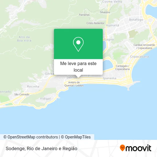 Sodenge mapa