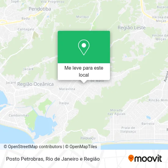 Posto Petrobras mapa