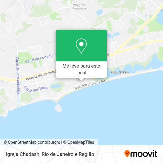 Igreja Chadash mapa
