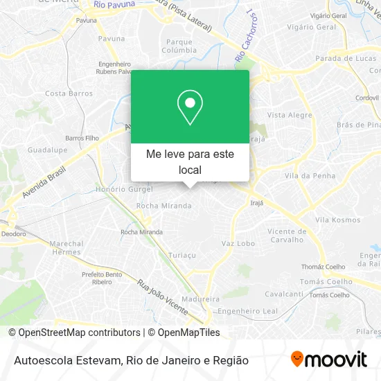 Autoescola Estevam mapa