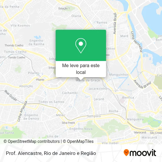 Prof. Alencastre mapa