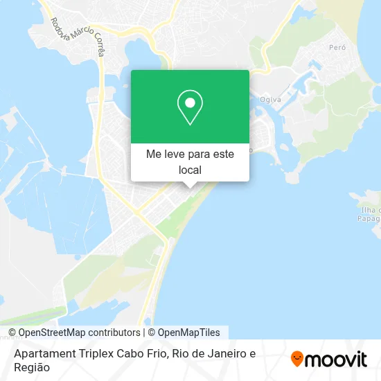 Apartament Triplex Cabo Frio mapa