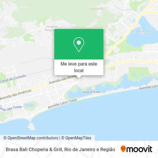 Brasa Bali Choperia & Grill mapa