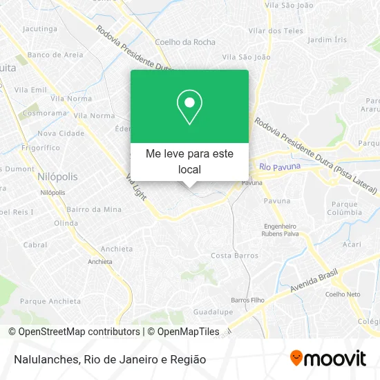 Nalulanches mapa
