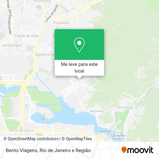 Bento Viagens mapa