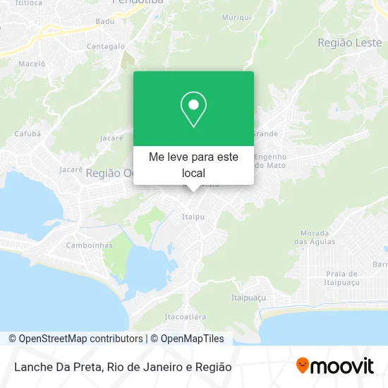 Lanche Da Preta mapa