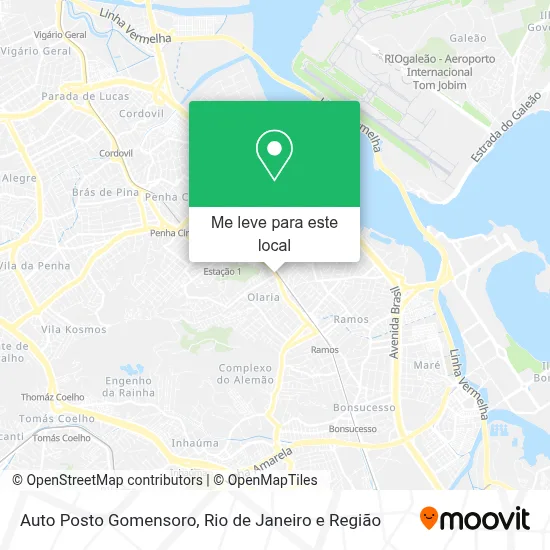 Auto Posto Gomensoro mapa