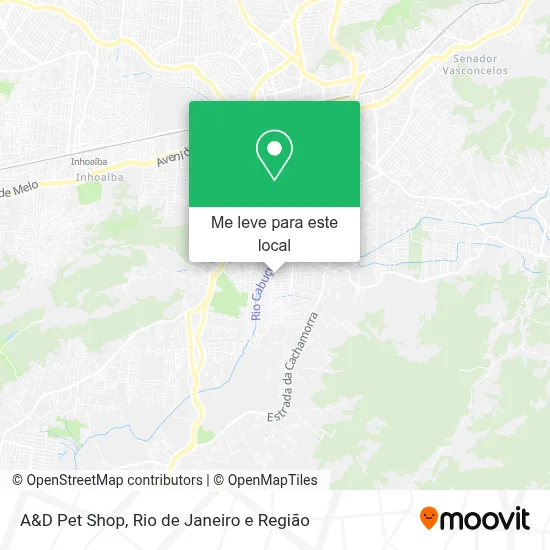 A&D Pet Shop mapa