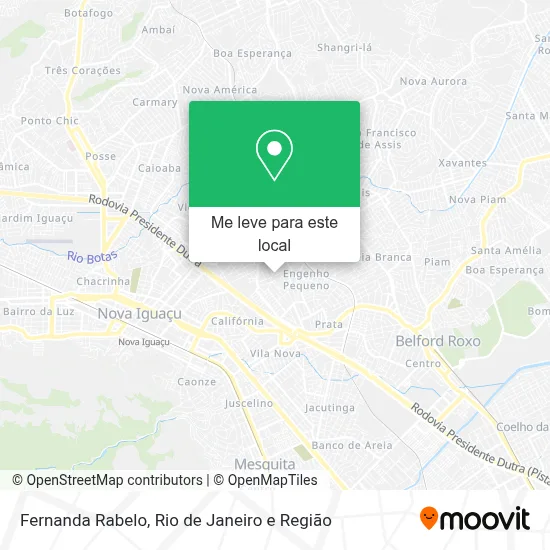 Fernanda Rabelo mapa