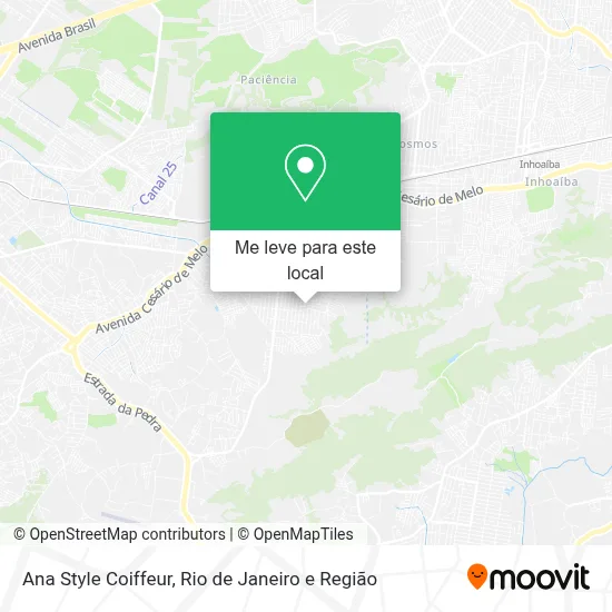 Ana Style Coiffeur mapa