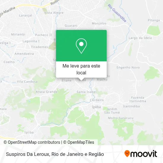 Suspiros Da Leroux mapa