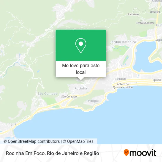 Rocinha Em Foco mapa