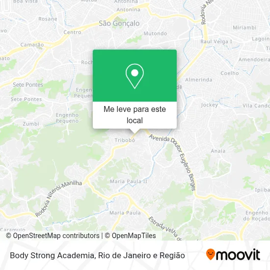 Body Strong Academia mapa