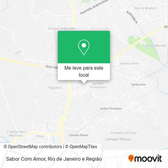 Sabor Com Amor mapa