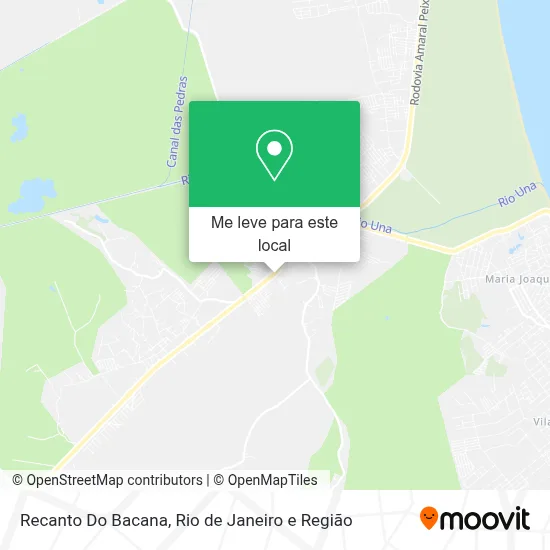 Recanto Do Bacana mapa