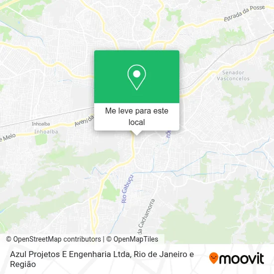 Azul Projetos E Engenharia Ltda mapa