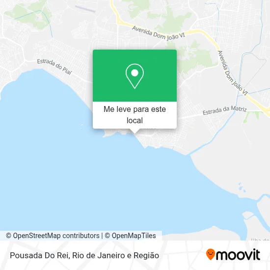 Pousada Do Rei mapa
