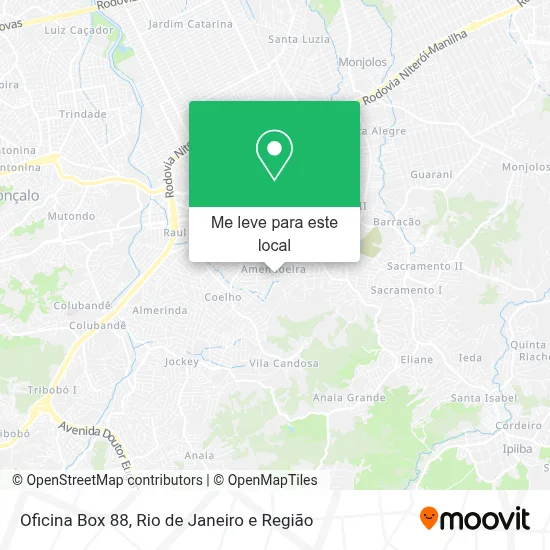 Oficina Box 88 mapa
