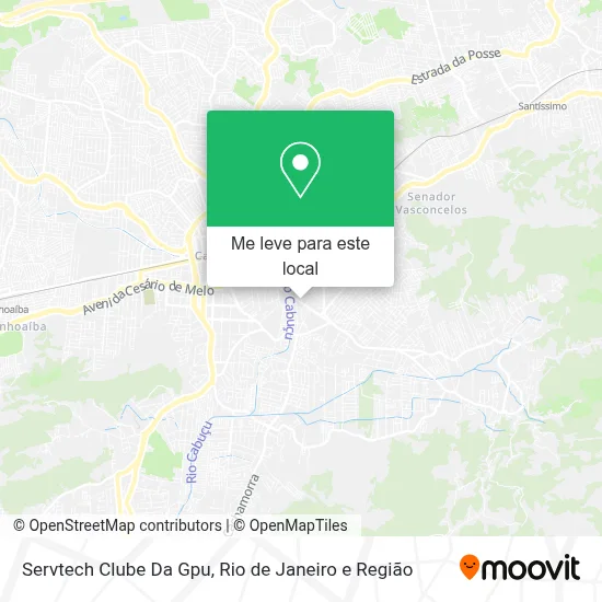 Servtech Clube Da Gpu mapa
