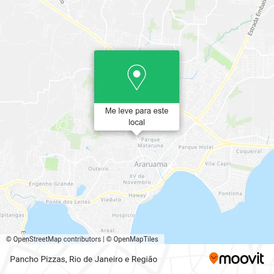 Pancho Pizzas mapa