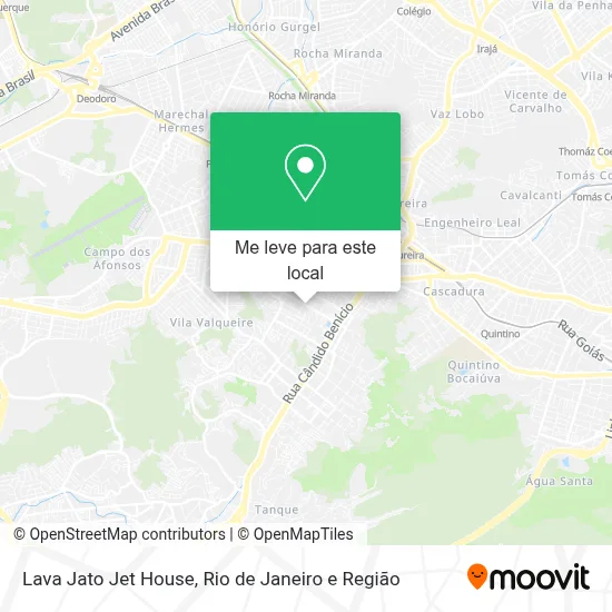 Lava Jato Jet House mapa