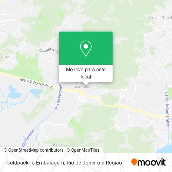 Goldpackrio Embalagem mapa