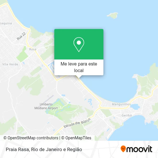 Praia Rasa mapa