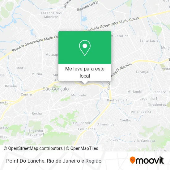 Point Do Lanche mapa