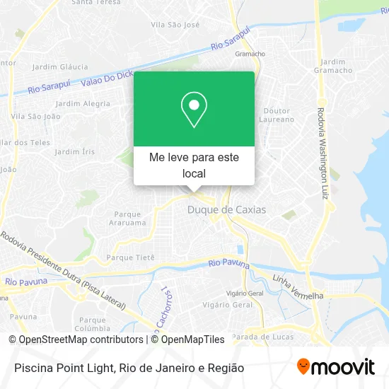 Piscina Point Light mapa
